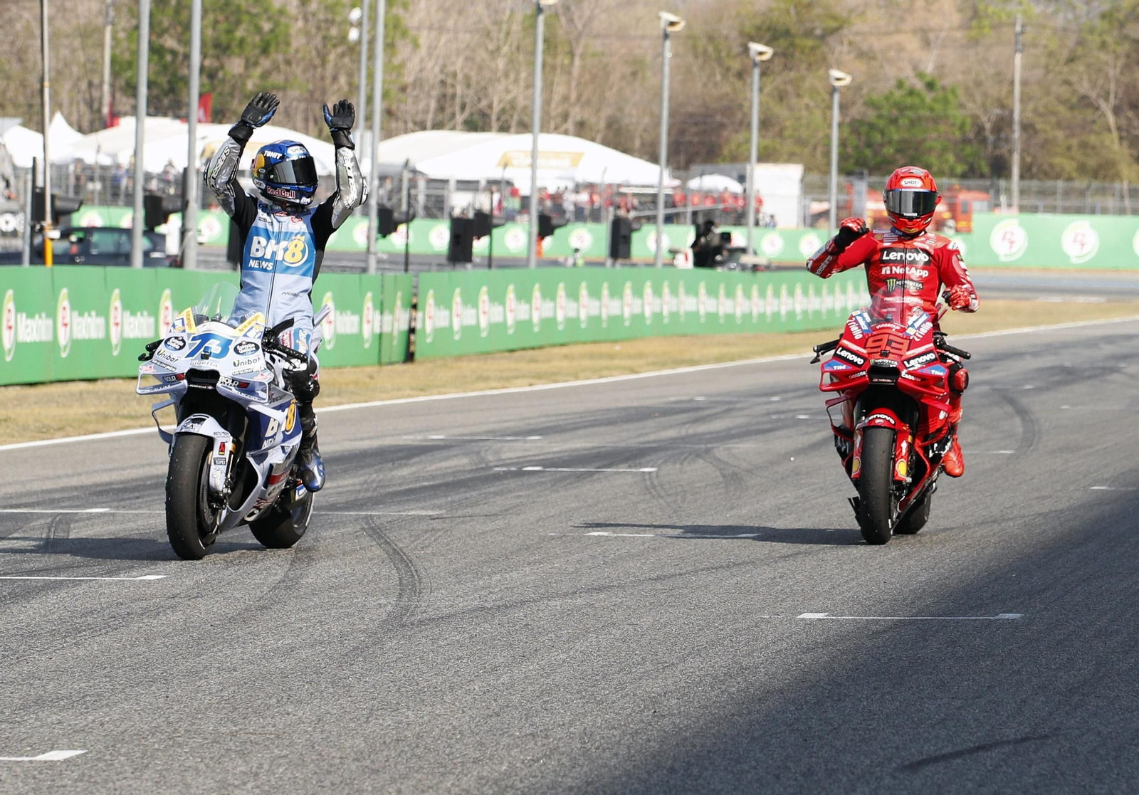 Las fotos del primer triunfo de Marc Márquez en la temporada