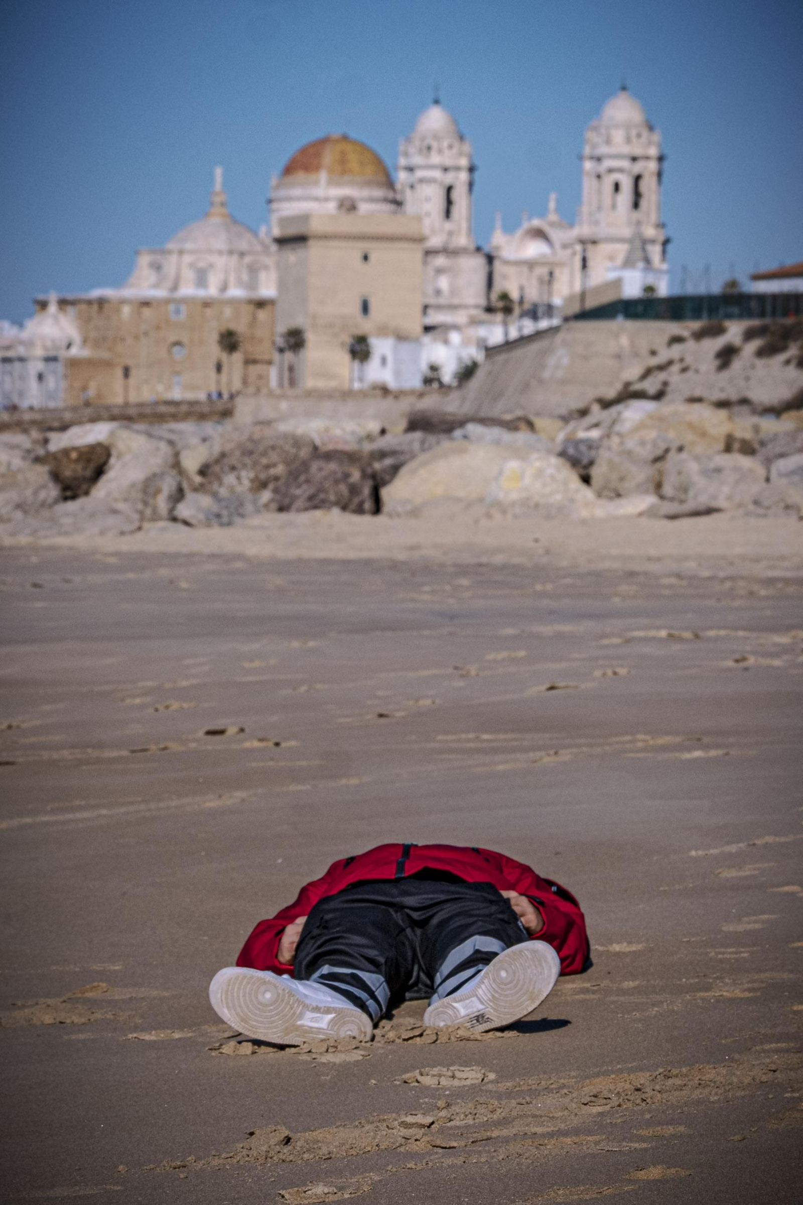 Todas las imágenes del simulacro de tsunami en Cádiz