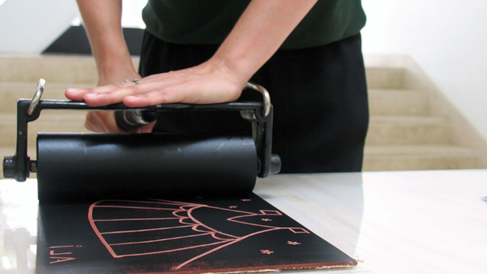 Taller de linograbado.