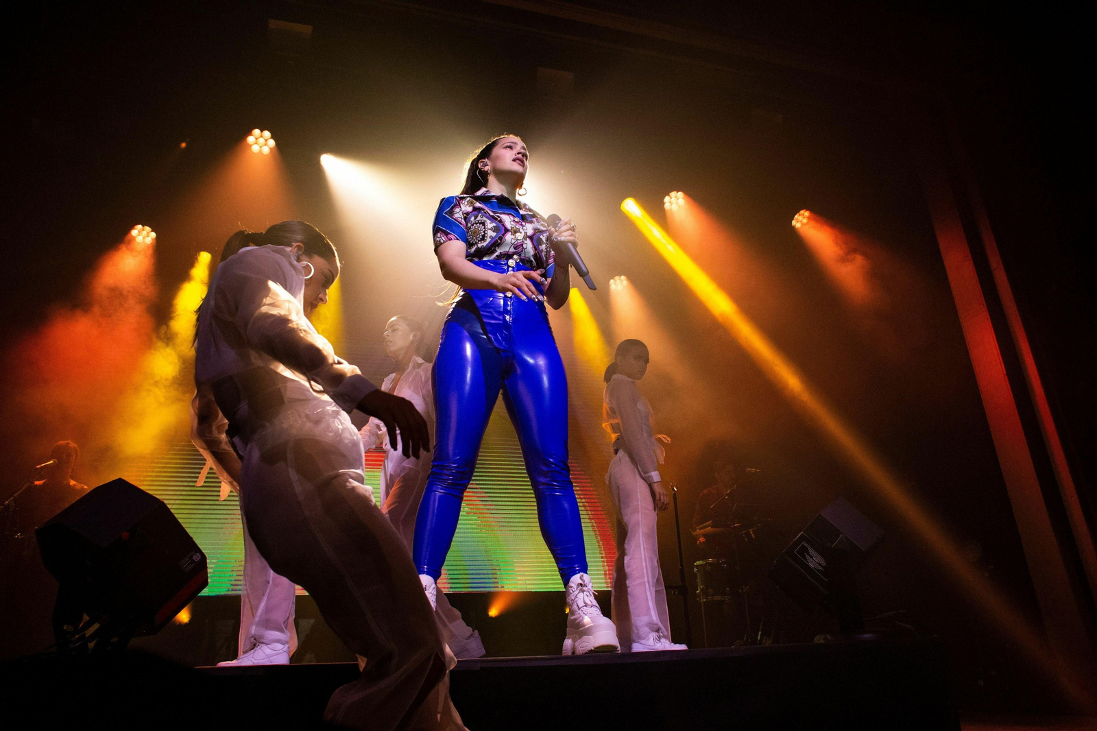 Rosalía, en su último concierto en Nueva York.