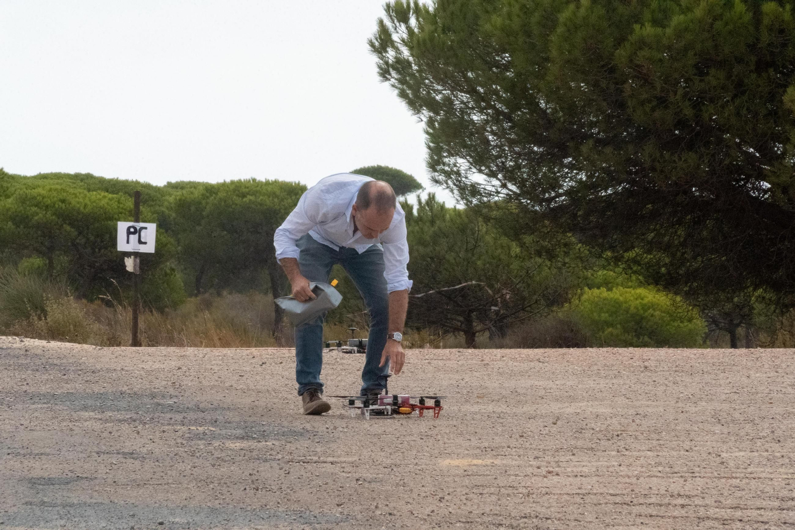 Las espectaculares imágenes del `Atlas 25´, ensayo militar contra drones en Huelva
