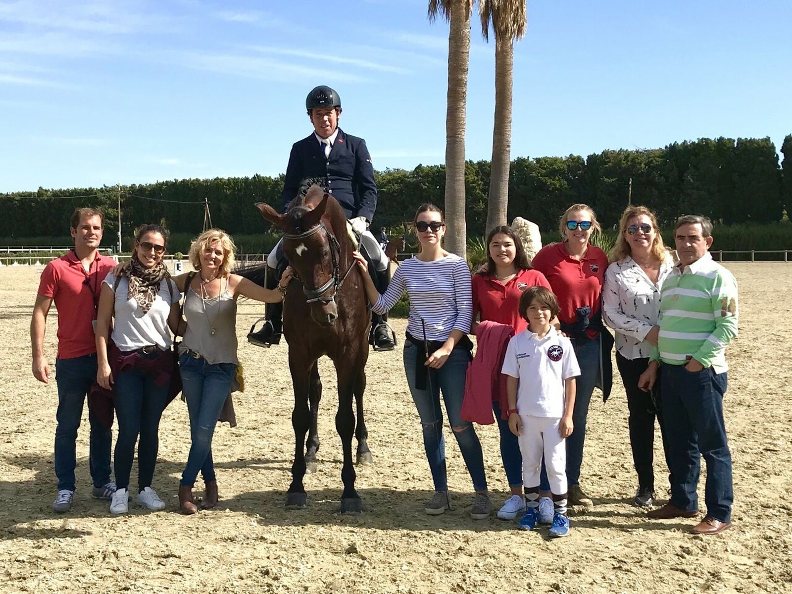 La expedición del Dressage Sotogrande, en Vejer