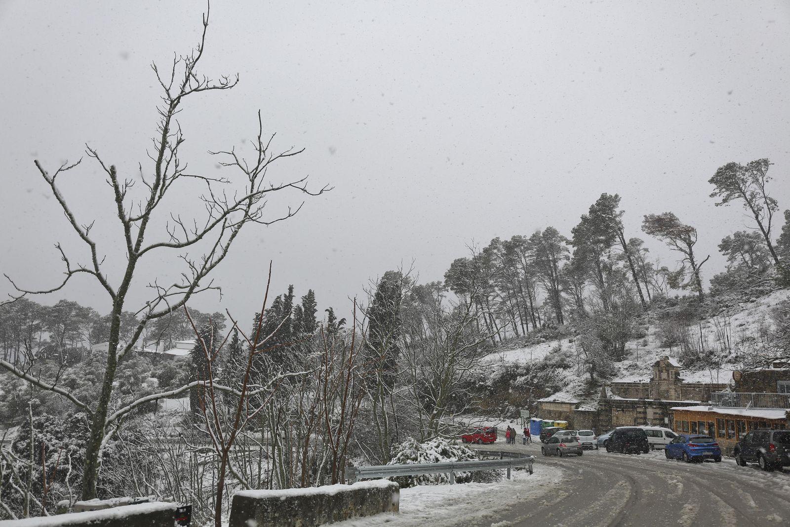 Las imágenes de la nevada en Málaga