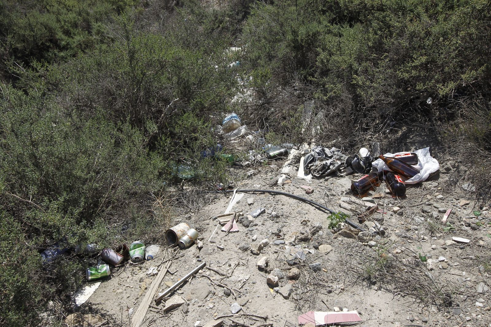 Fotogalería basura en el Desierto de Tabernas
