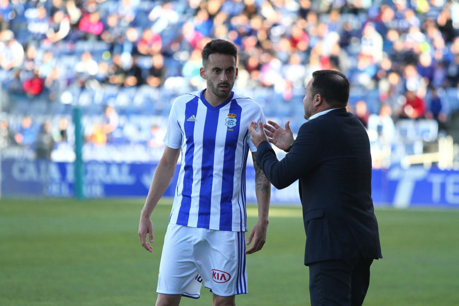 Imágenes del encuentro entre el Recreativo de Huelva y el San Fernando