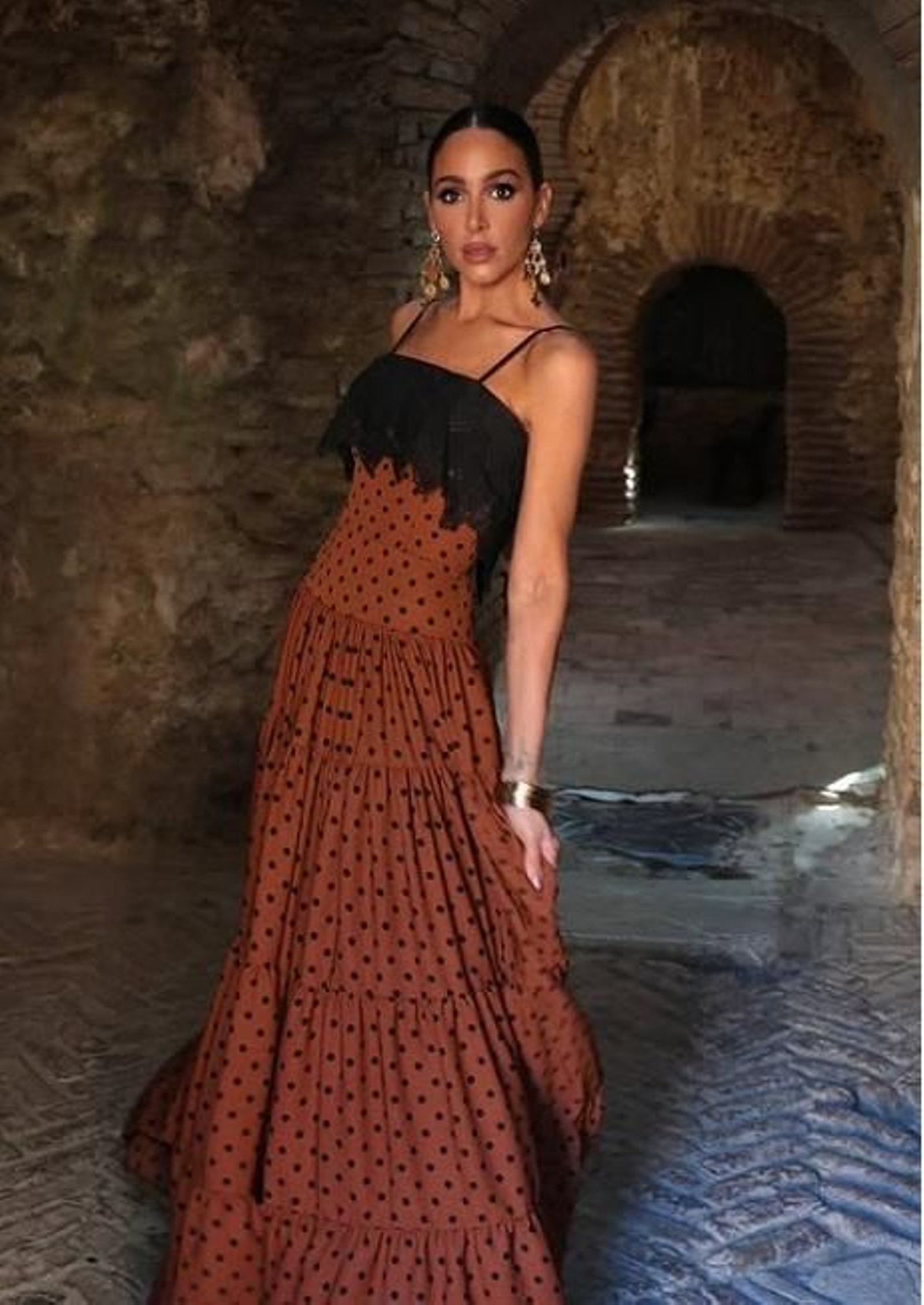 Rocío Osorno con un look alternativo al traje de flamenca de su propia firma.