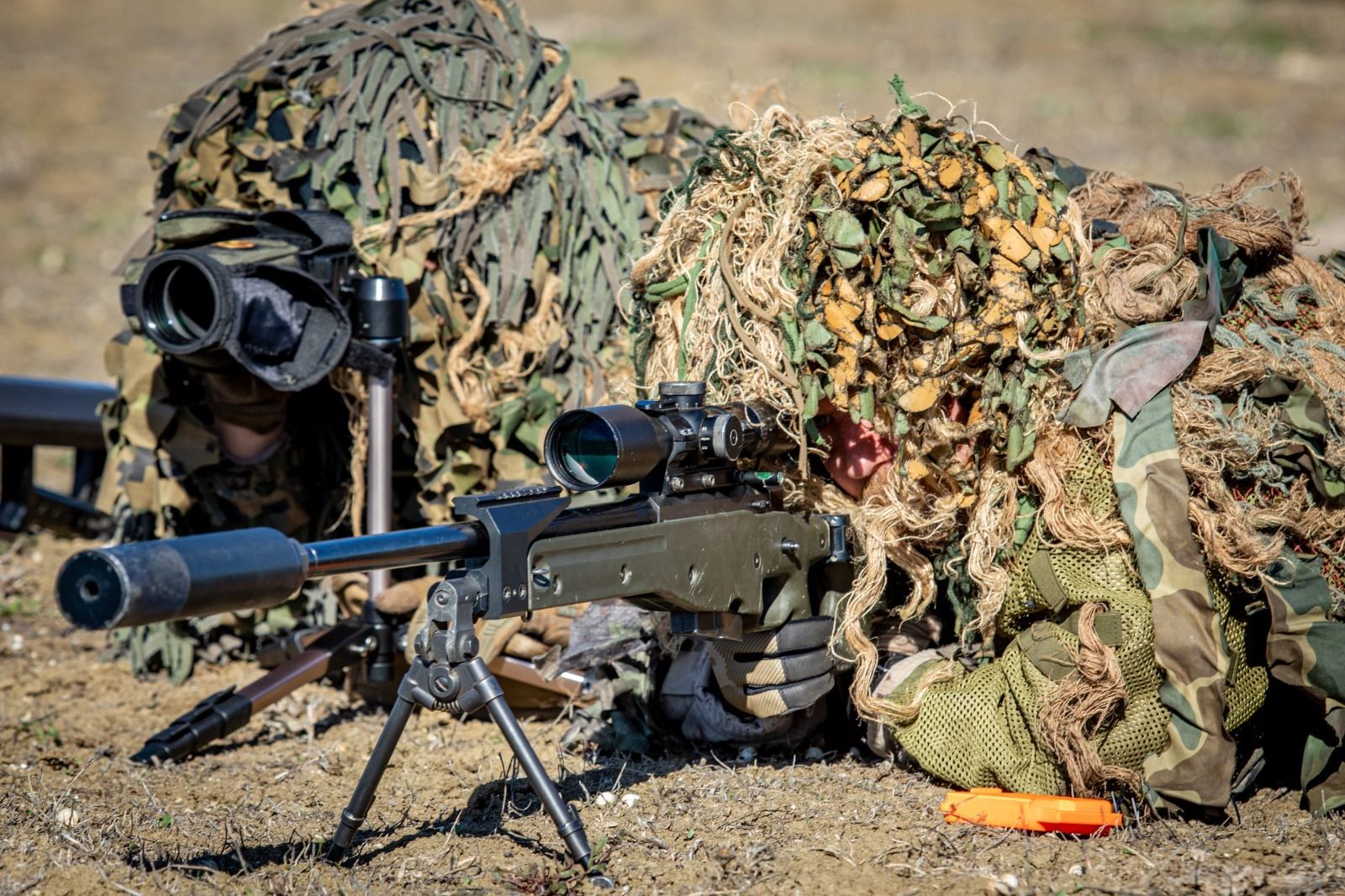 Infantería de Marina: Imágenes del ejercicio de tiradores de precisión de la FUPRO en el Retín