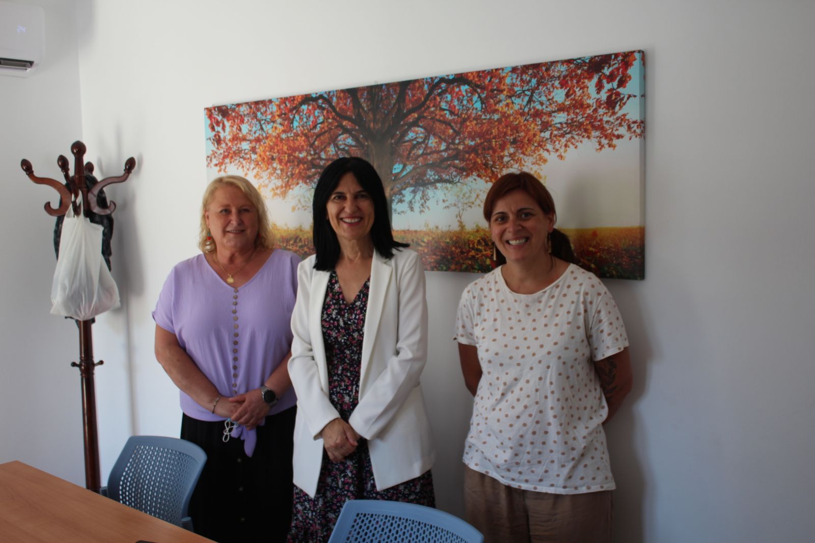 La subdelegada del gobieno,  Inmaculada López Calahorro, visitando el nuevo Centro de Atención Social de la Fundación Amaranta