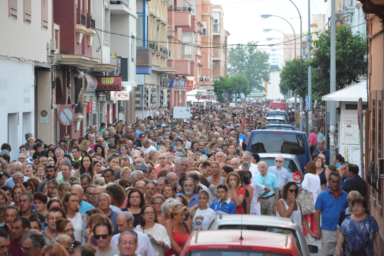 Manifestación por la sanidad pública en La Línea