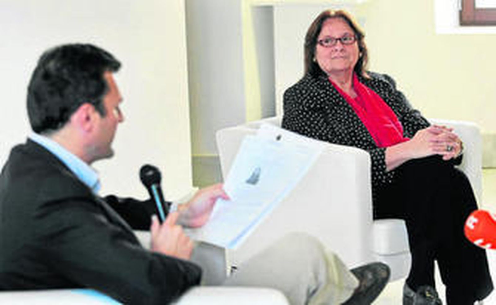 Ana María Llopis, durante su intervención de ayer en la Casa de Iberoamérica.