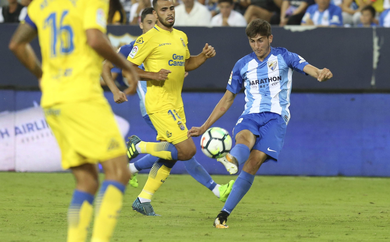 El Málaga CF-Las Palmas, en imágenes