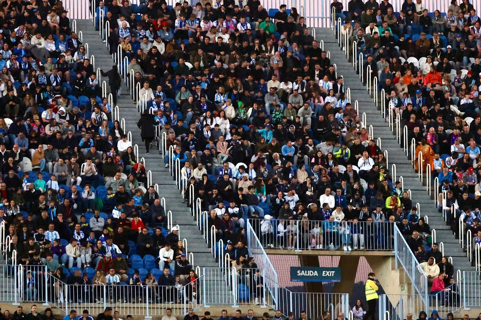 Búscate en las gradas de La Rosaleda en el Málaga-Levante