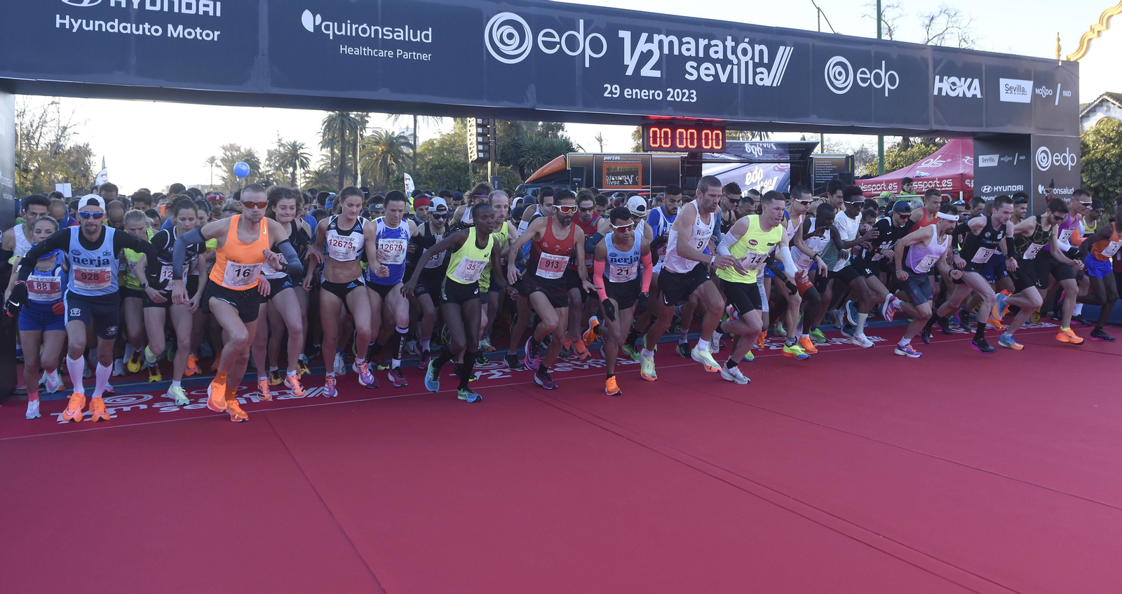Imágenes del Medio Maratón de Sevilla 2023
