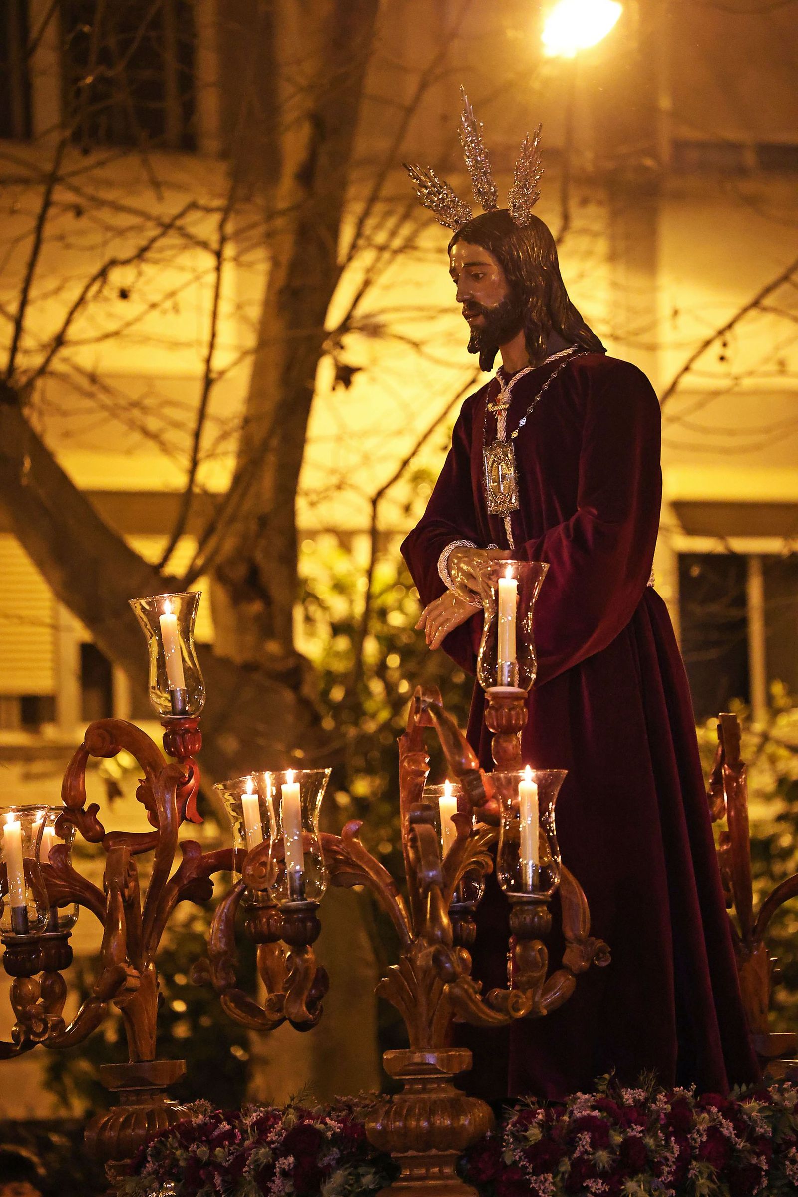 Las fotografías del traslado del Cristo del Cautivo por la Hispanidad
