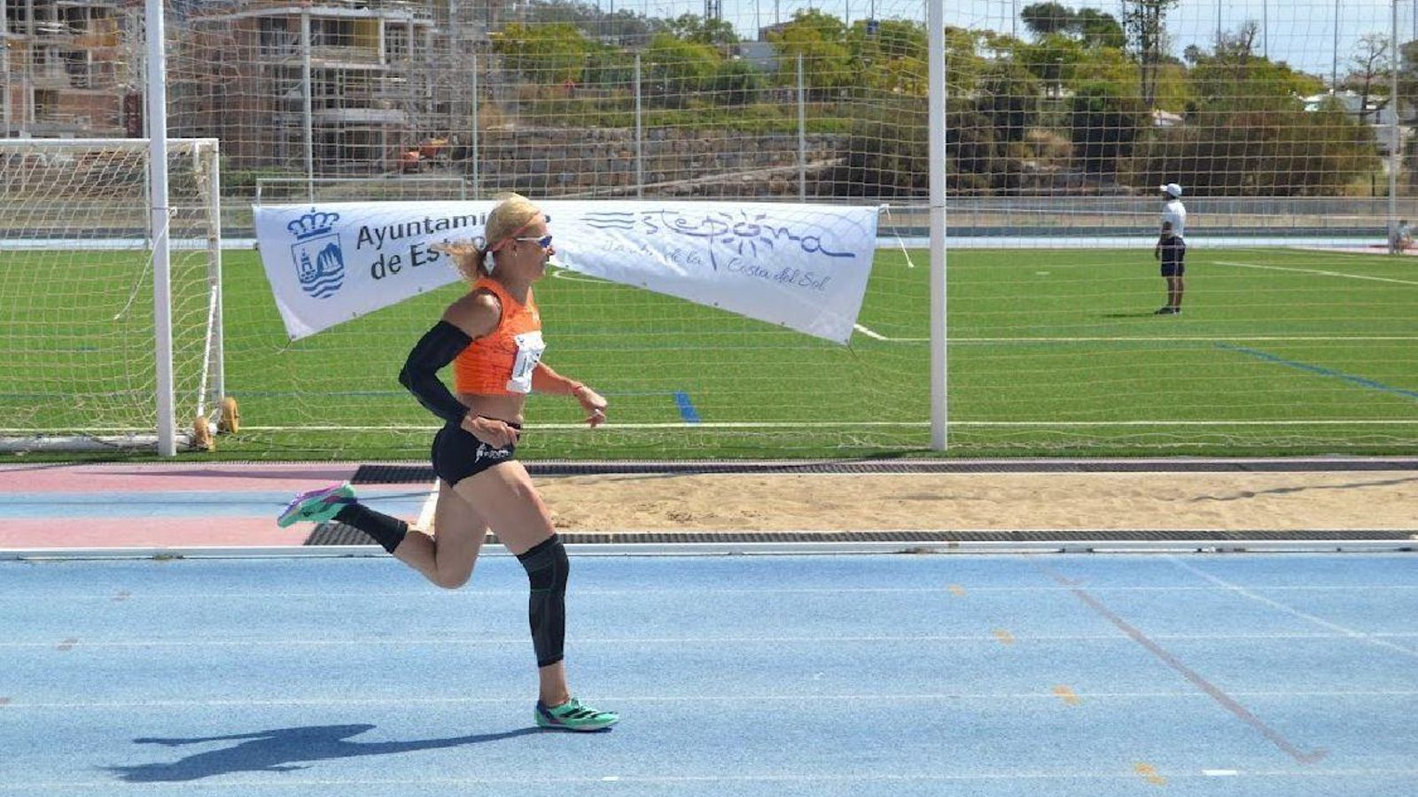 Emilia Paunica durante su participación en una de las pruebas en tierras malagueñas.