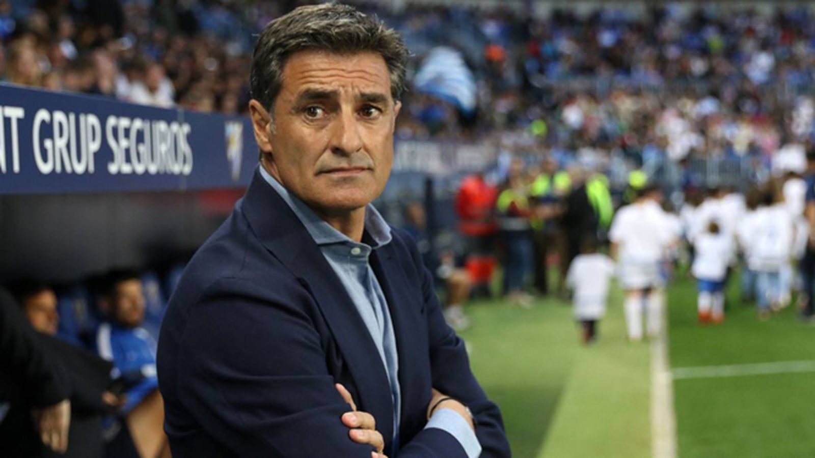 Míchel, entrenador del Málaga.