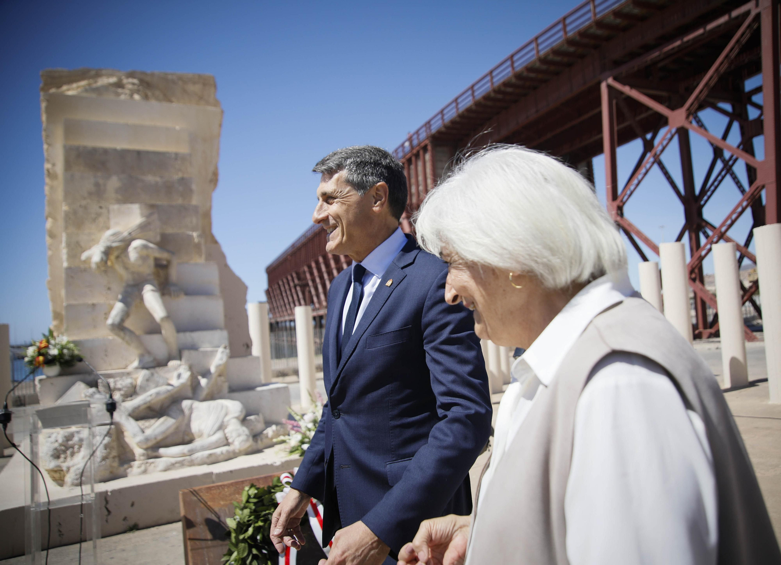 Acto de conmemoración a las víctimas del campo de concentración nazi de Mathausen, en imágenes
