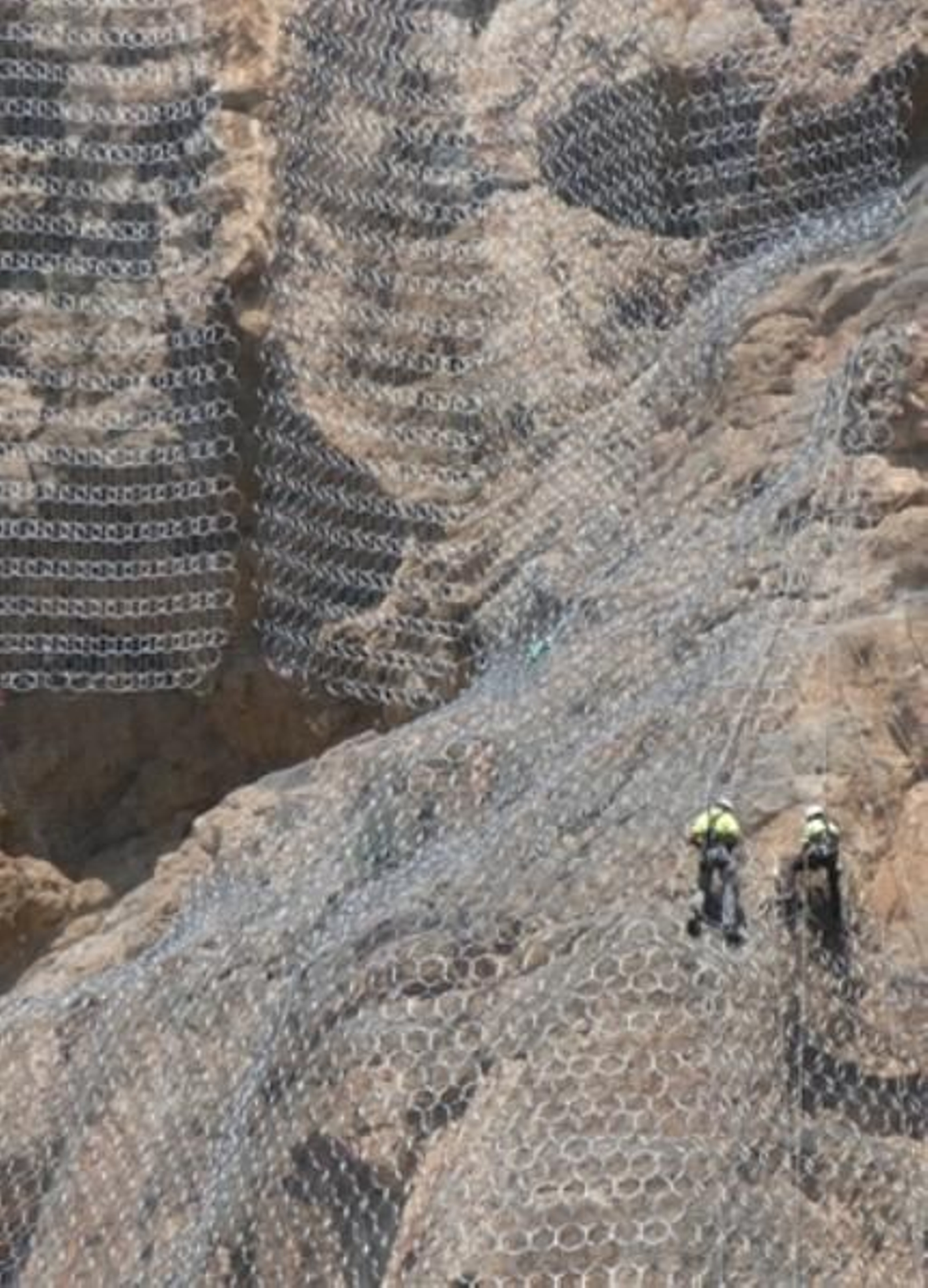 Trabajos sobre el talud