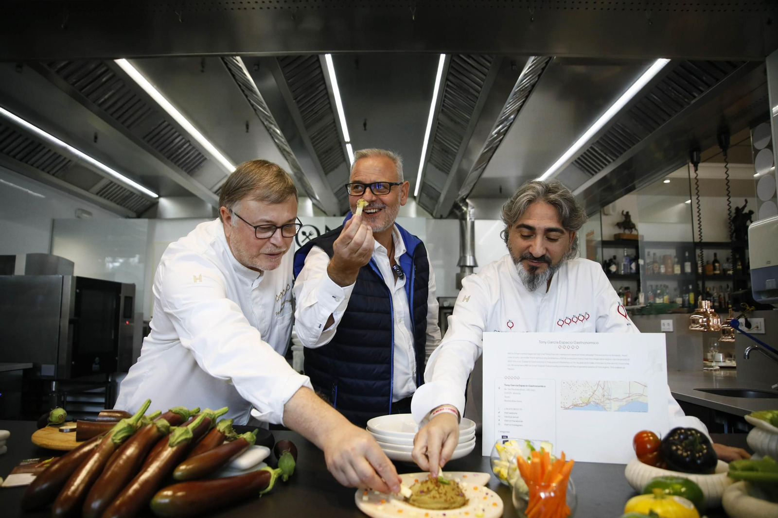 Las imágenes de una nueva variedad de berenjena en Almería