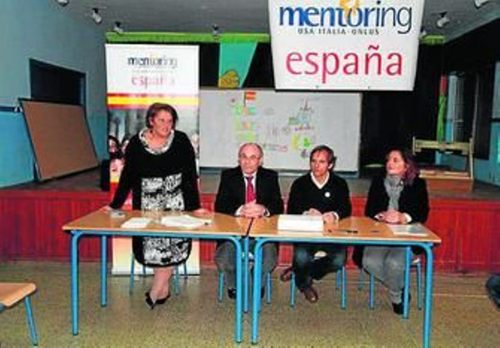 Un momento del acto de Mentoring celebrado en el Tartessos, ayer.