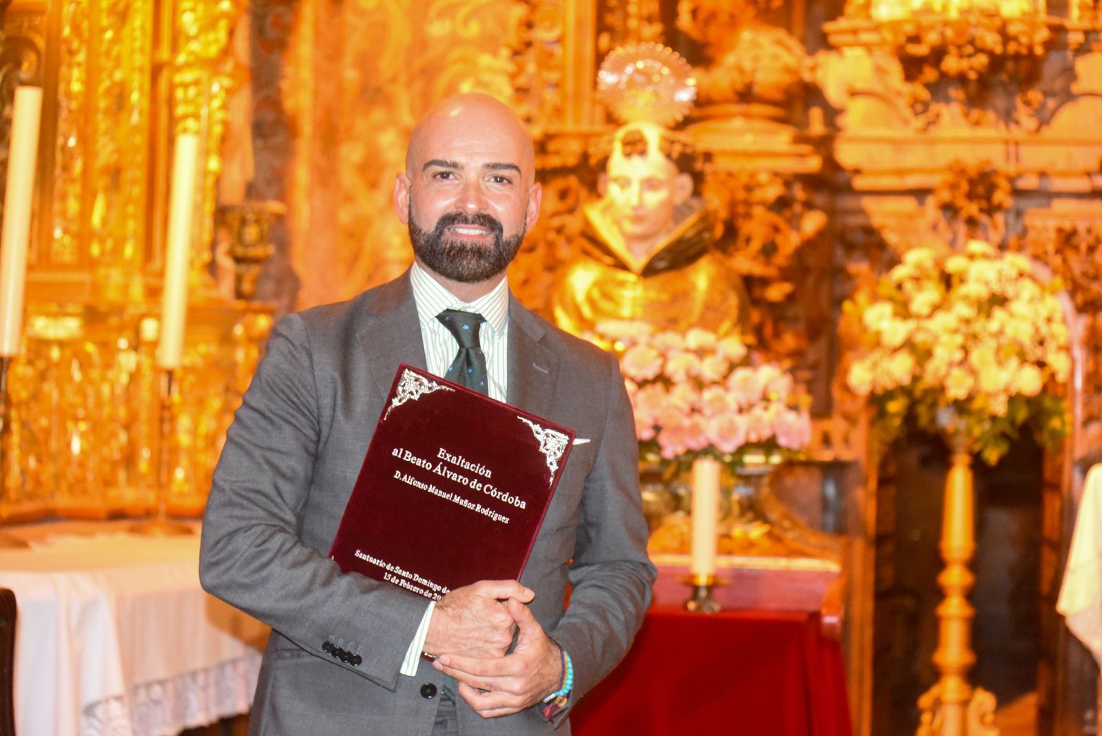 La exaltación a San Álvaro de Córdoba por Alfonso Muñoz, en imágenes