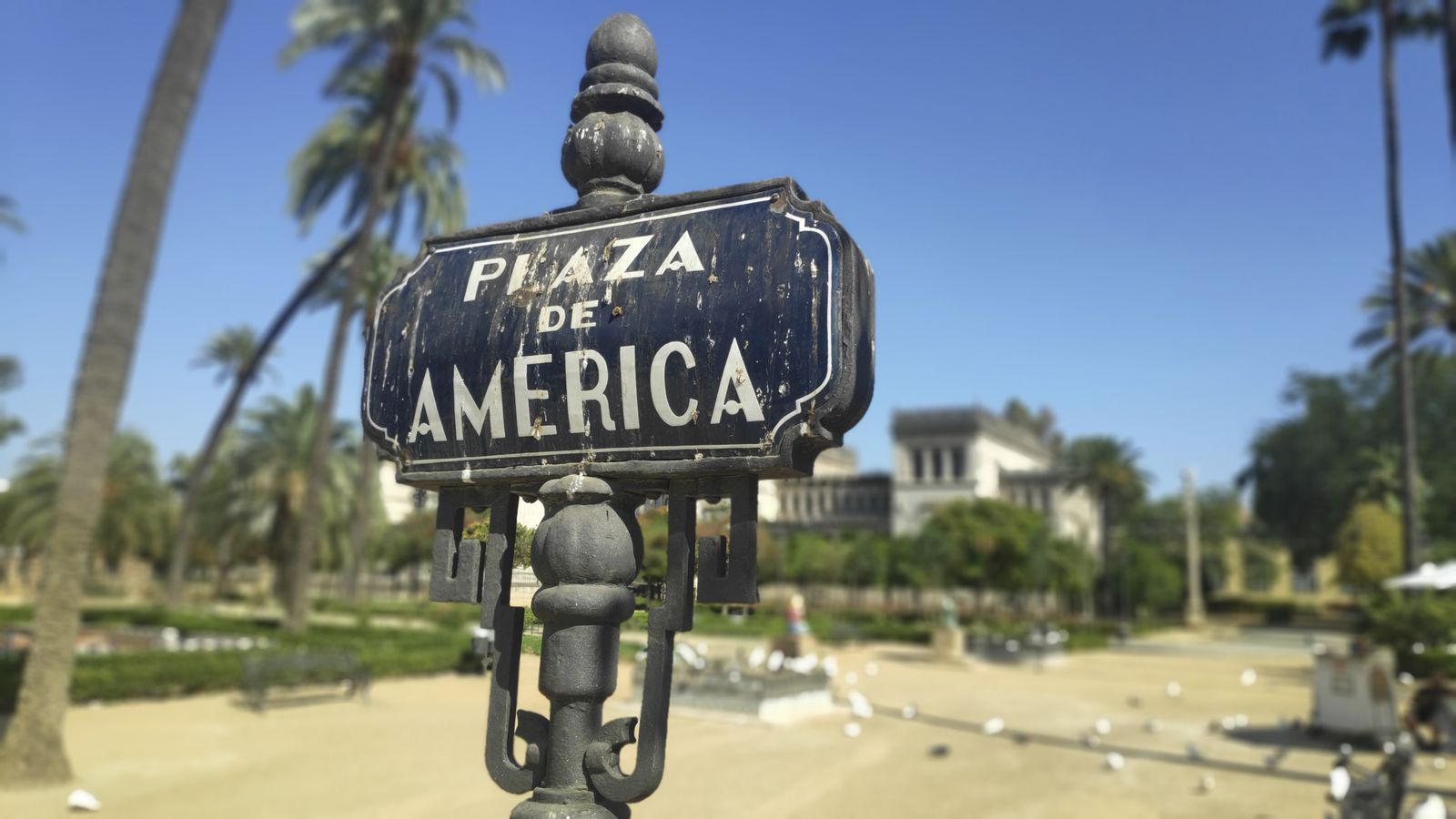 La Plaza de América es uno de los enclaves donde se instalarán los nuevos paneles.