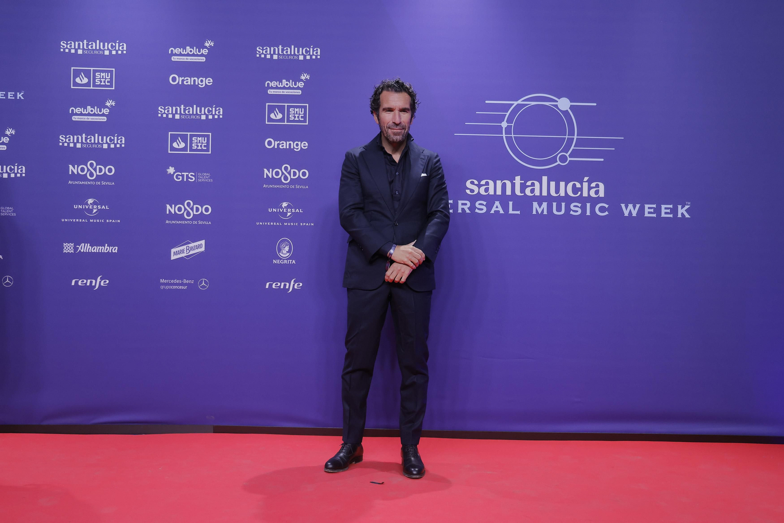 Famosos y artistas en la alfombra roja de la gala del flamenco en los 'Santalucía Universal Music Week'