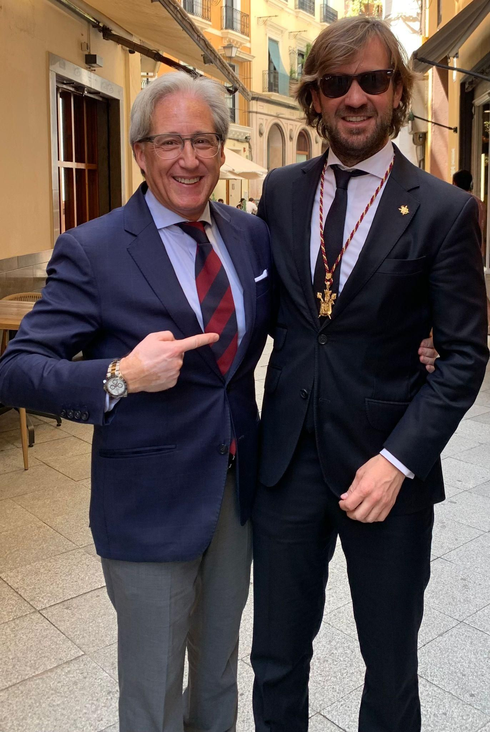 Pedro Robles y Rosauro Varo el pasado 30 de mayo.