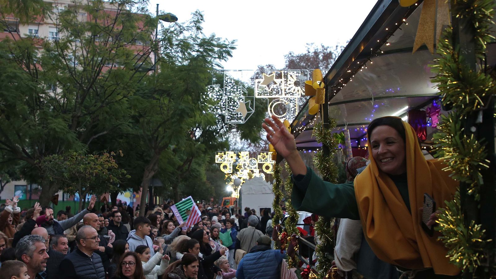 Fotos de la cabalgata de los Reyes Magos en Algeciras