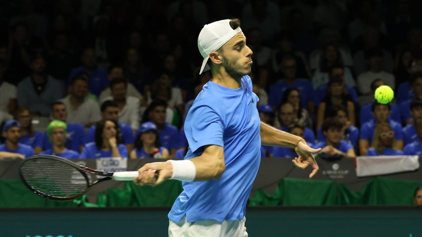 Copa Davis: Francisco Cerundolo pasa por encima de Musetti y Argentina domina 1-0