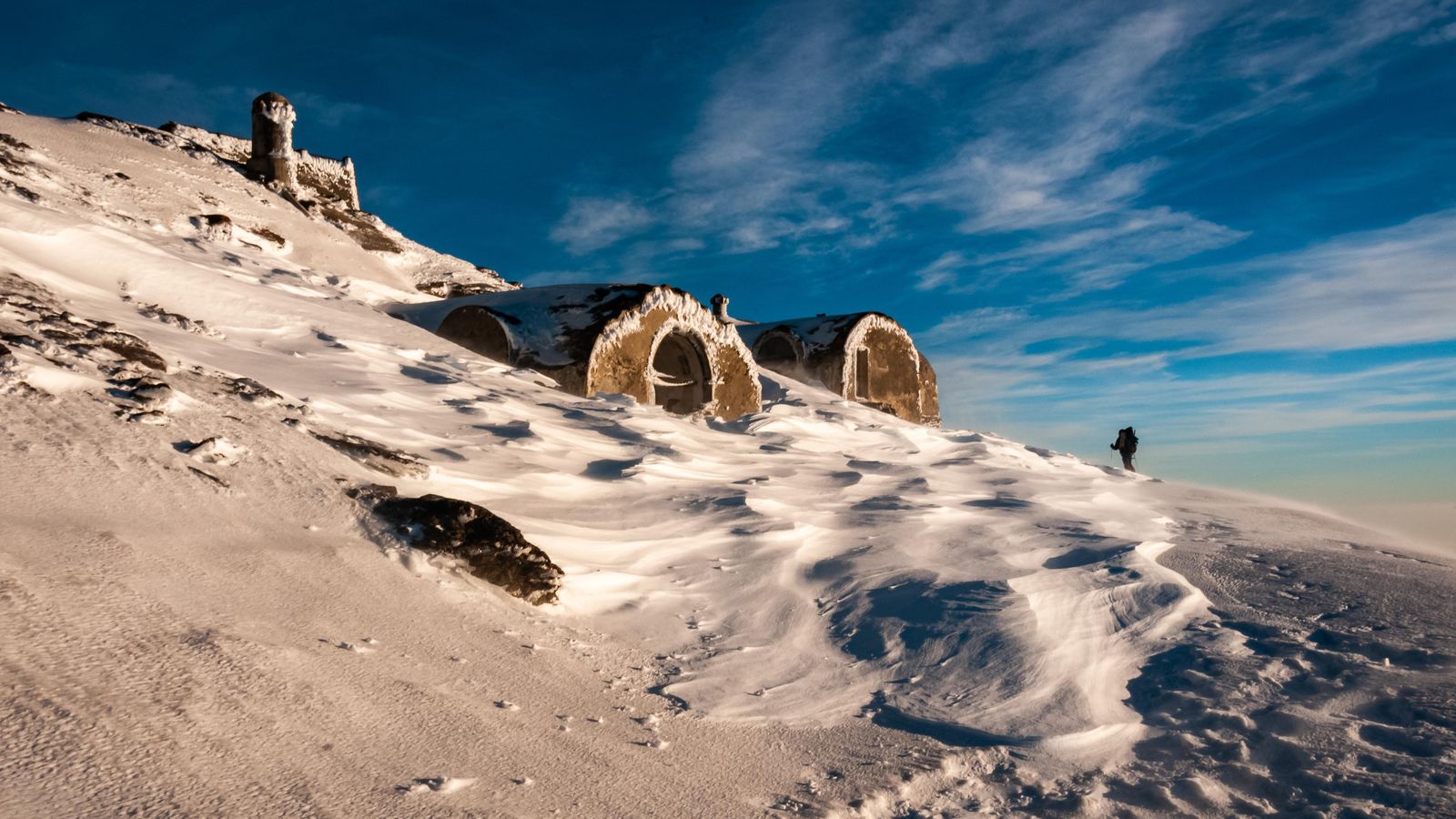 Una imagen del refugio Elorrieta