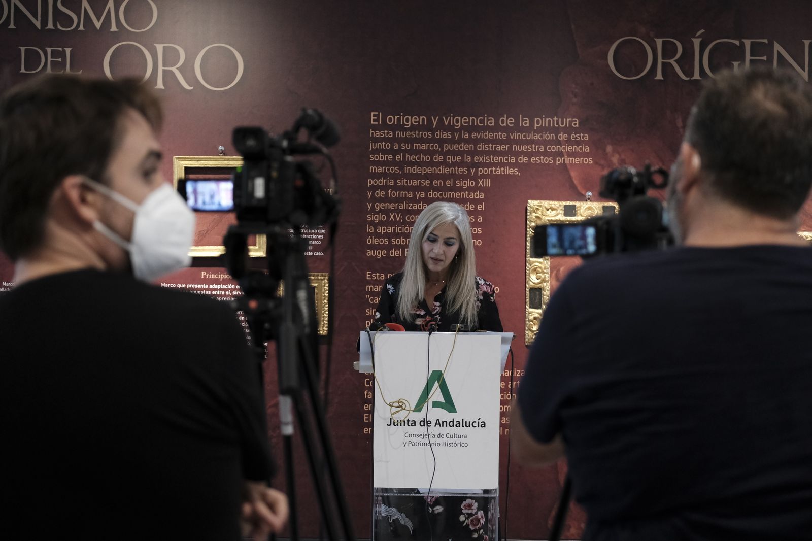 Fotogalería inauguración exposición El Marco Barroco Español. Museo de Almería.