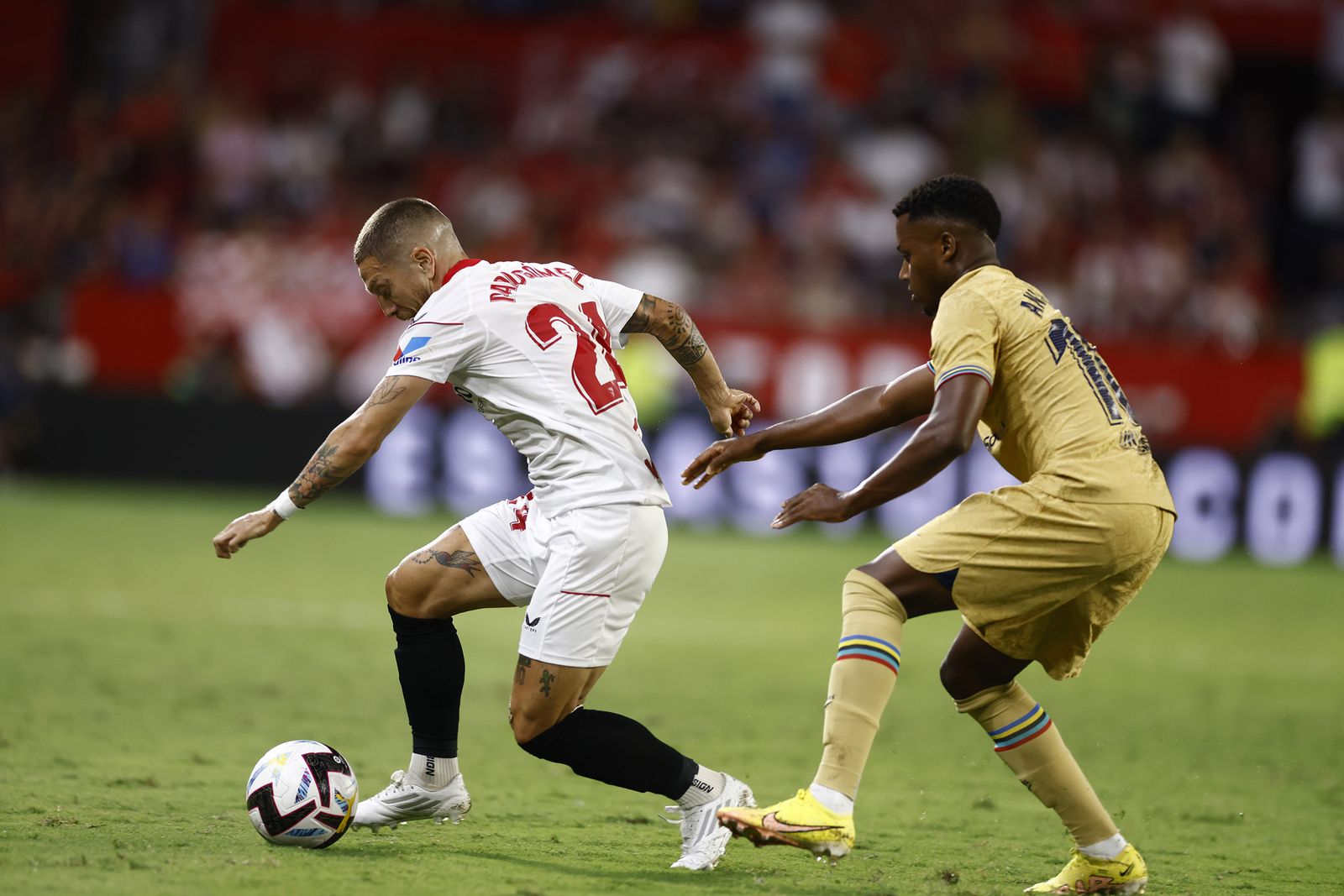 Las imágenes del Sevilla-Barcelona