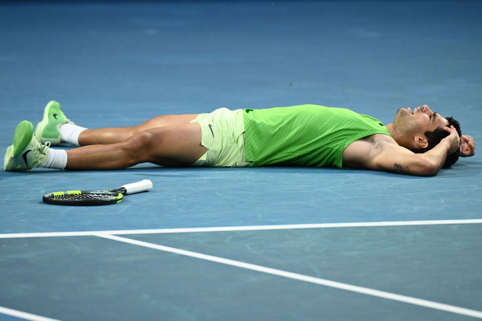 Las fotos del triunfo de Alcaraz en Australia