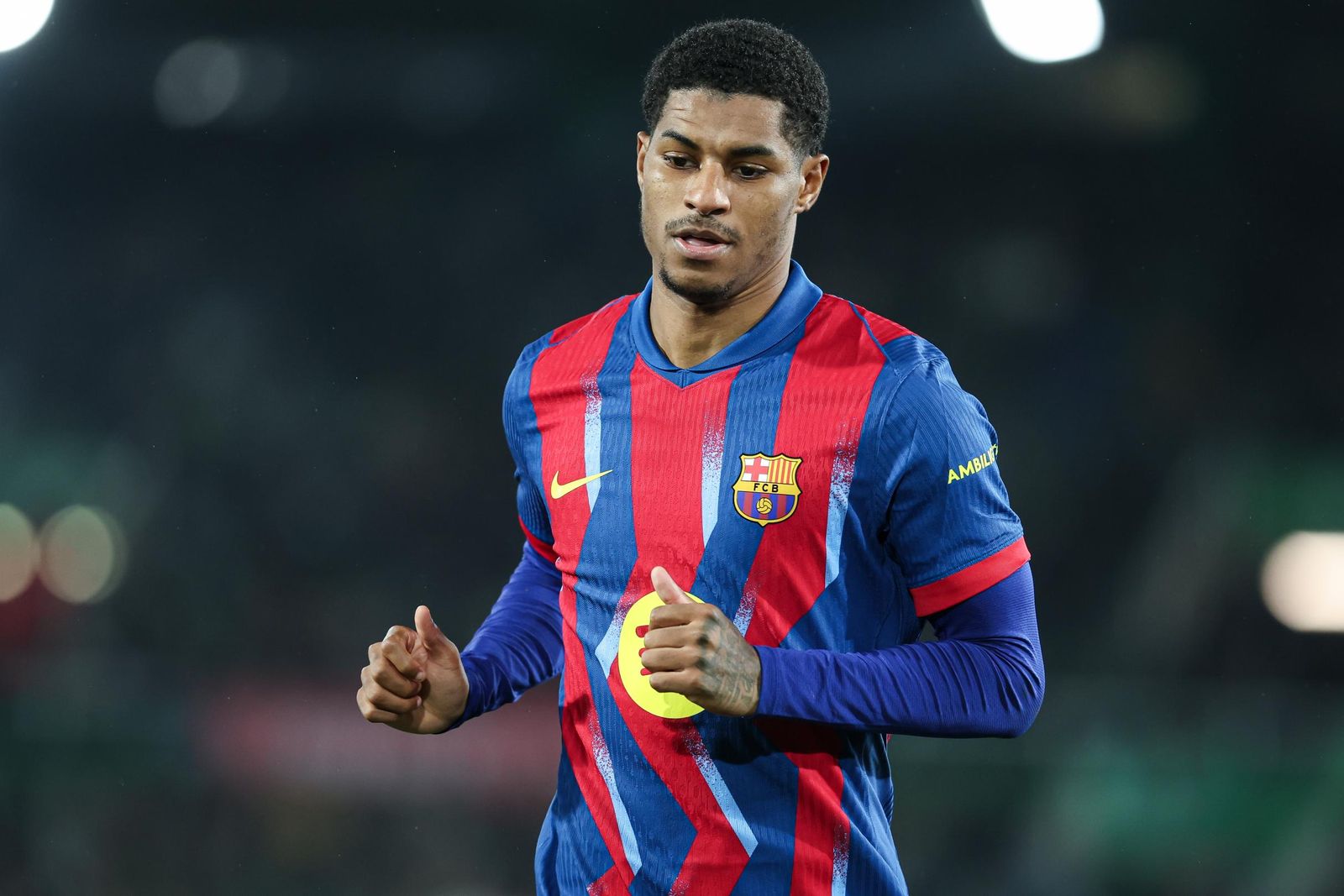 Las fotos del Racing-Barcelona de Copa