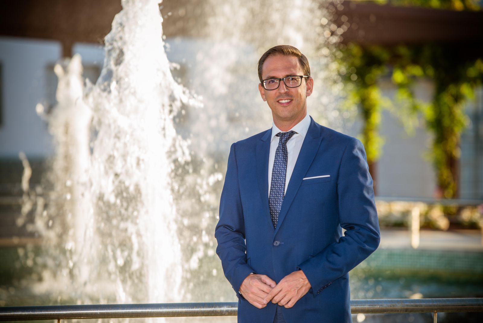 El alcalde de Pozoblanco, el popular Santiago Cabello.