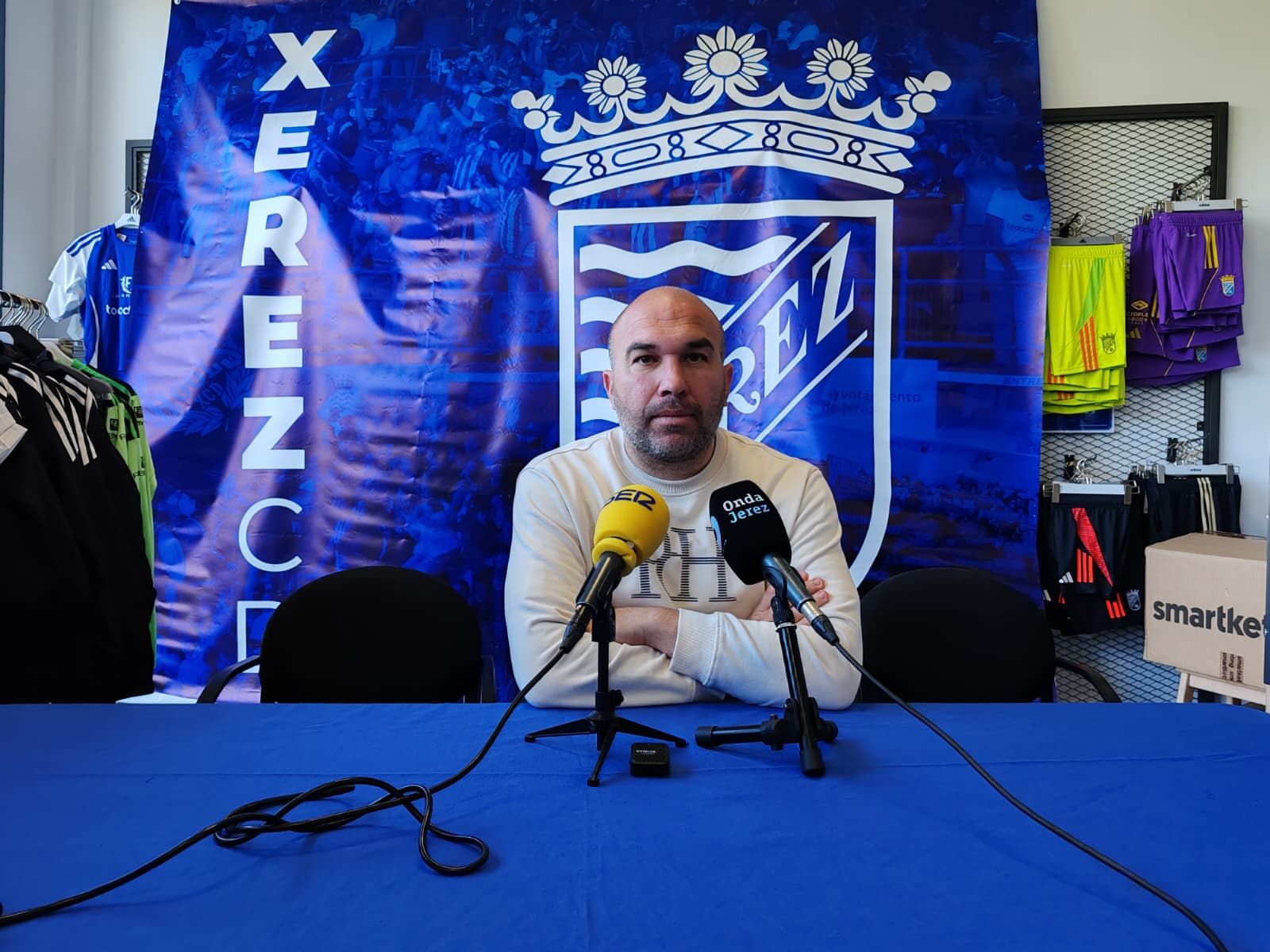 Diego Galiano, técnico del Xerez CD.