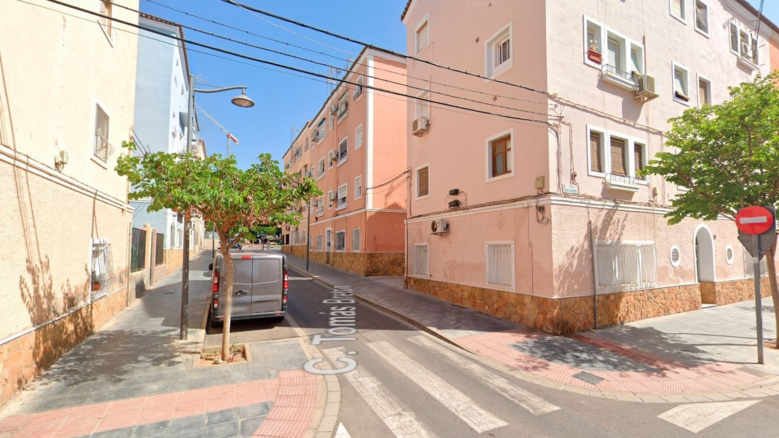 Calle Tomás Bretón, en Barrio Alto.