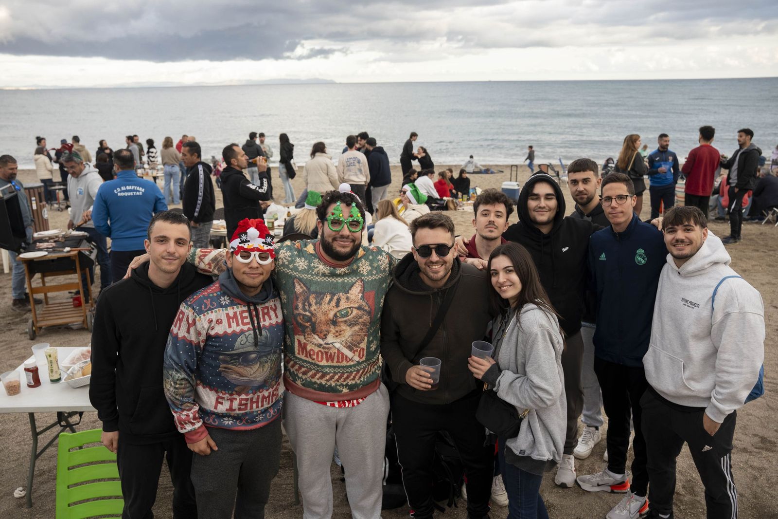 Las moragas reúnen a miles de personas en Roquetas para celebrar el final de año