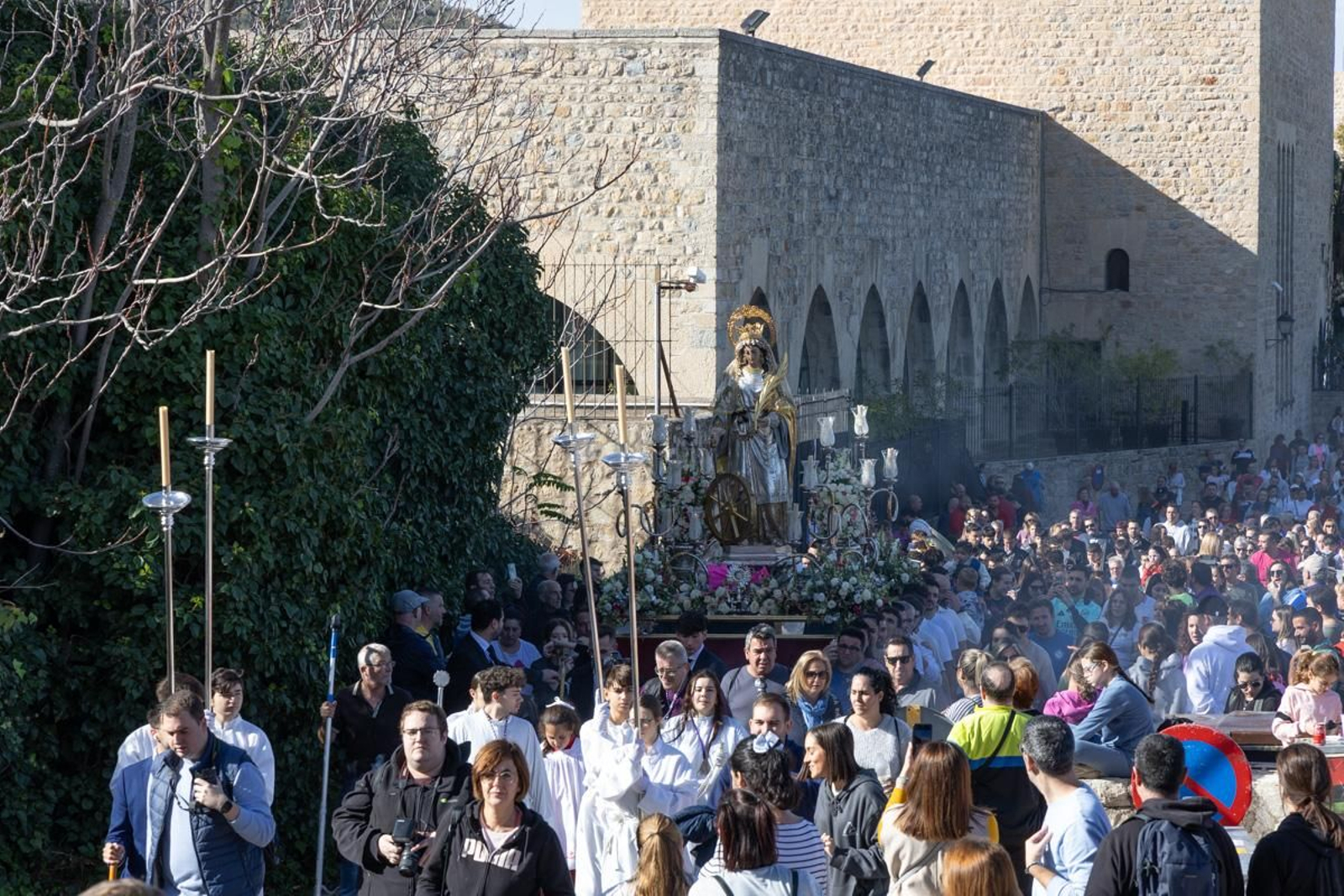 Romería en honor a Santa Catalina, en imágenes
