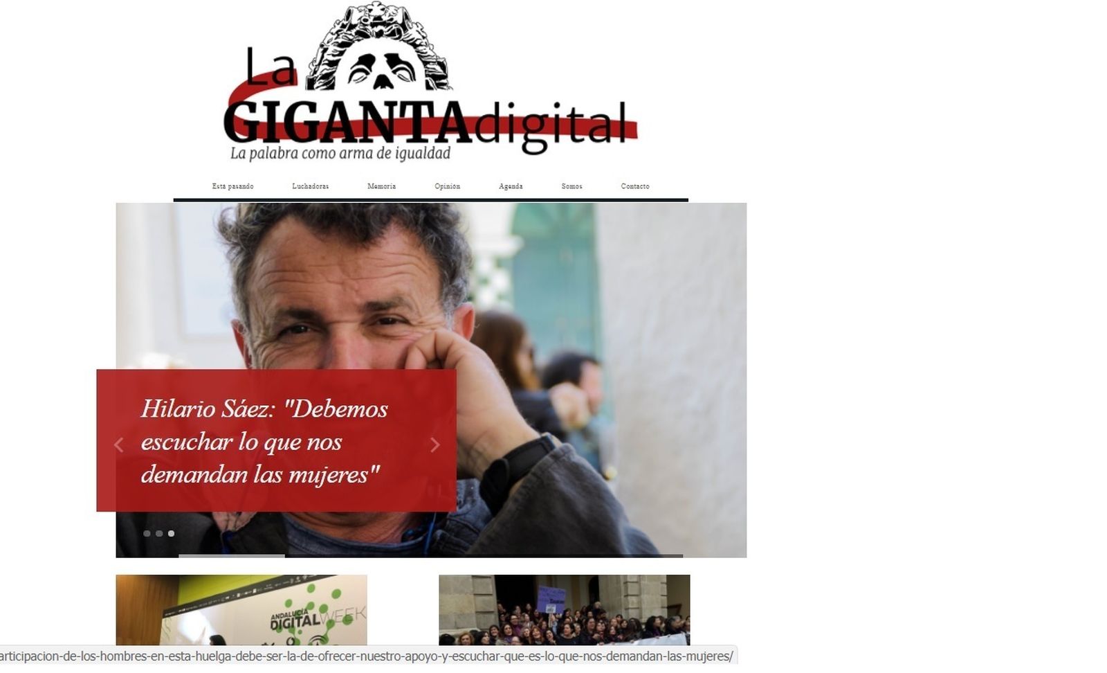 Portada de la revista.