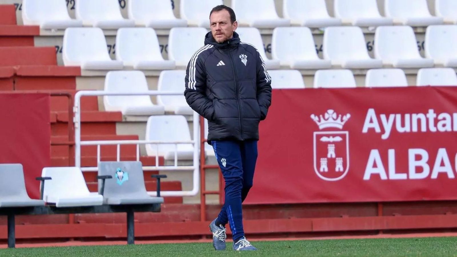 Alberto González, técnico del Albacete.