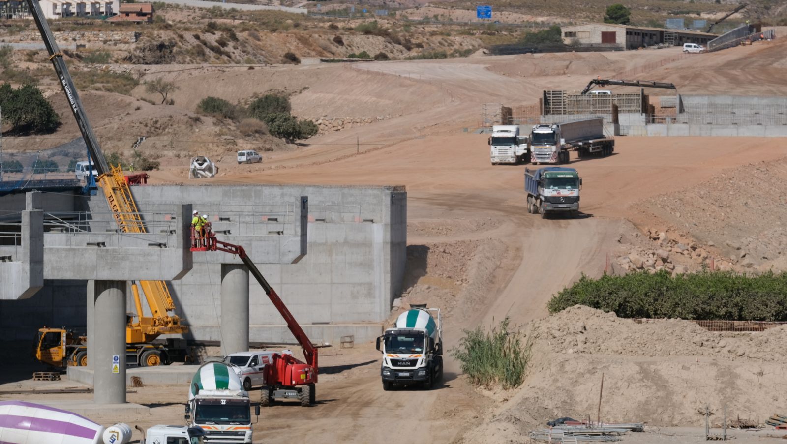 Fotogalería visita Consejera de Fomento a las obras de la Autovía del Almanzora