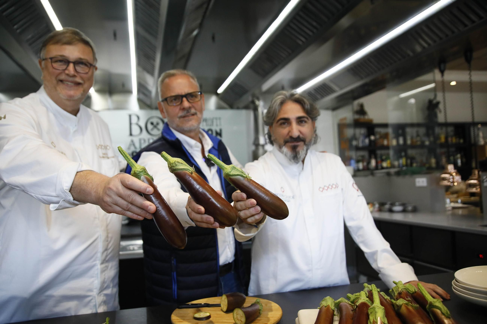 Las imágenes de una nueva variedad de berenjena en Almería