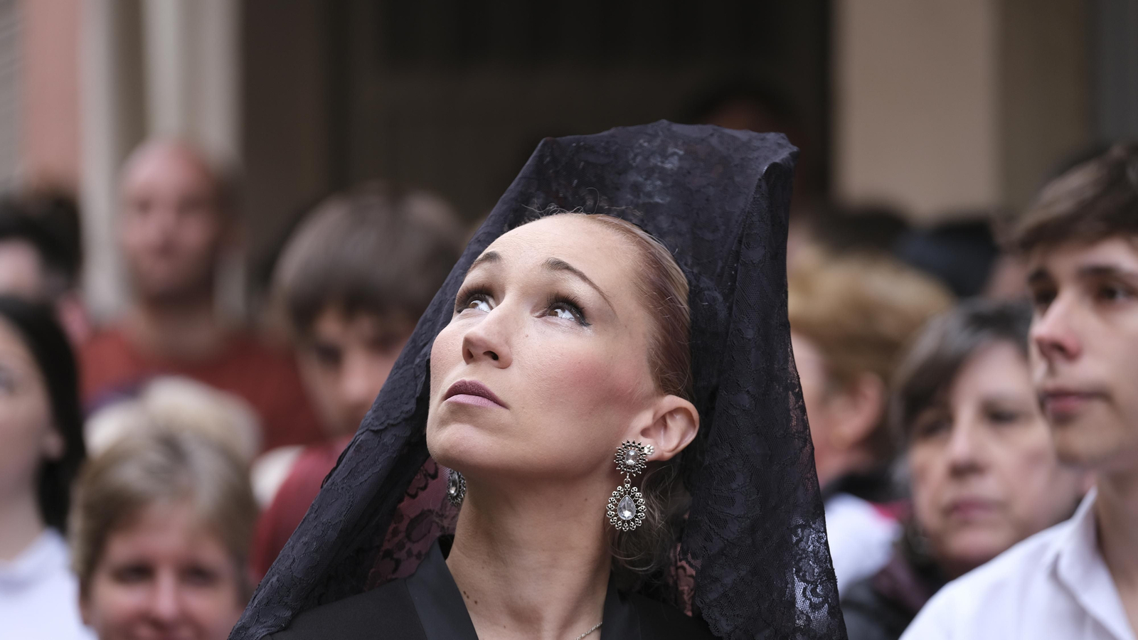 La procesión de Los Ángeles en Almería, en imágenes