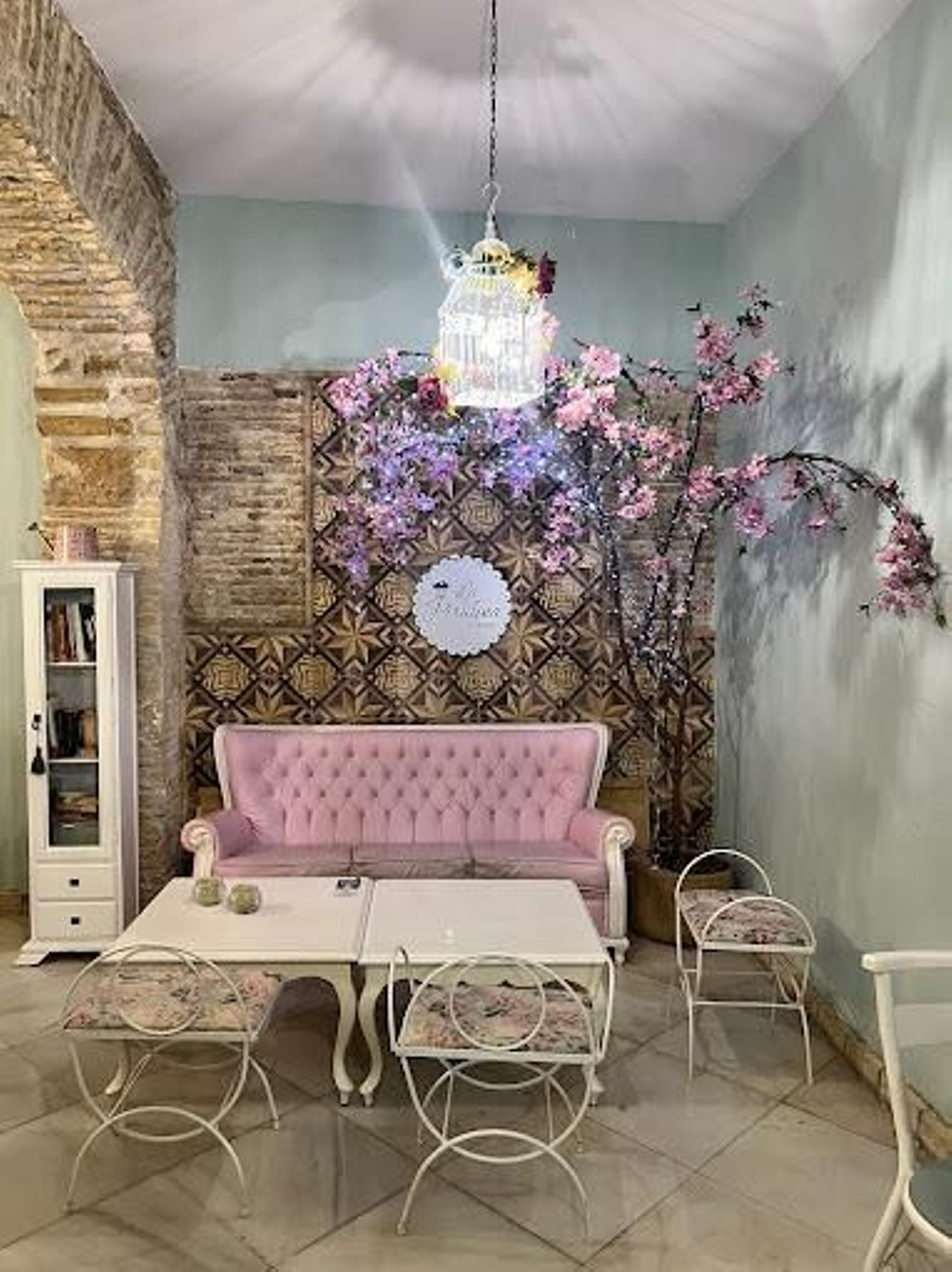 Un rincón del interior de La Pirulina, en Jerez.