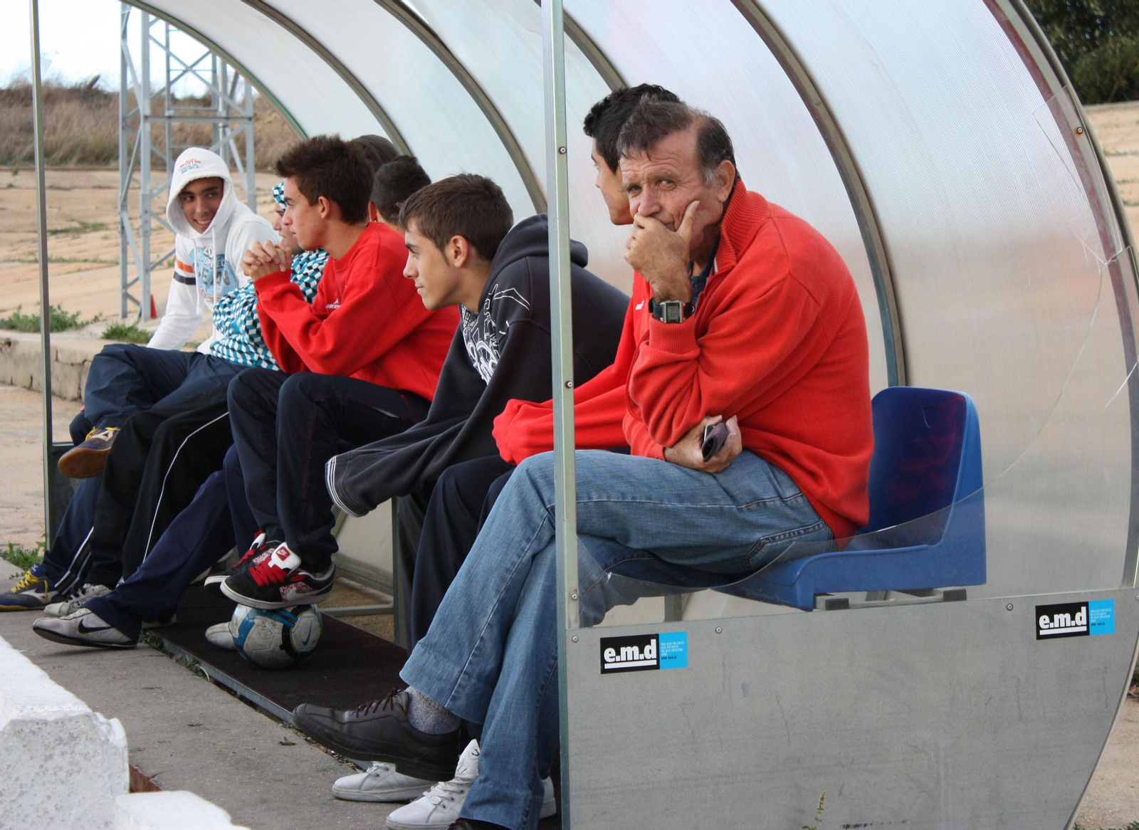 Martín Fernández durante su etapa como entrenador del Olímpic.