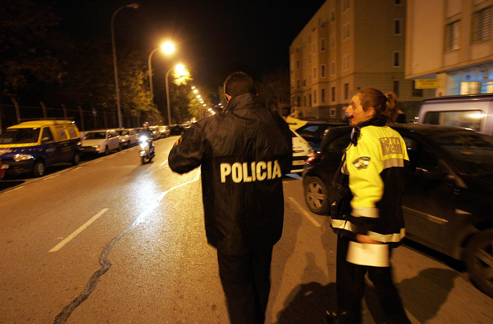 Dos agentes de policía en una imagen de archivo.