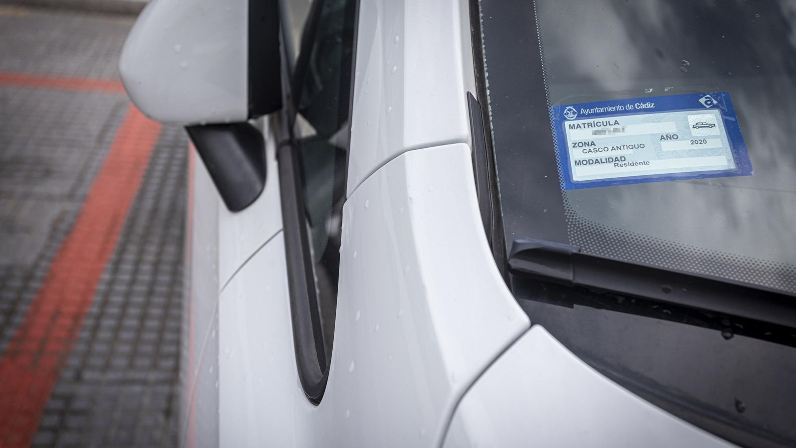 La zona verde de la Estación es más antigua y allí si se puede ver alguna que otra tarjeta de residente