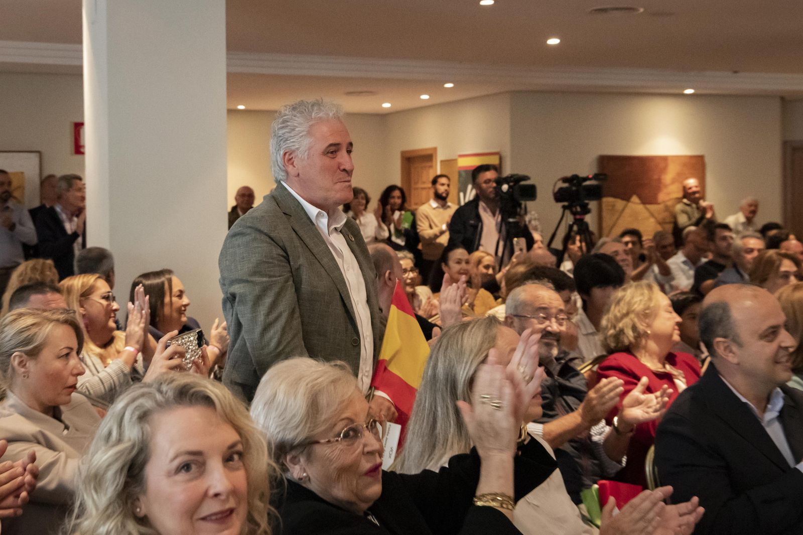 Espinosa de los Monteros, en un mitin de Vox en Jerez